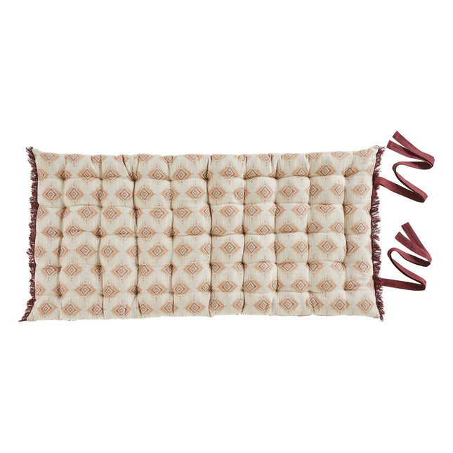 Almohada de suelo de lino jacquard "Ikat" 60x120cm - 209054