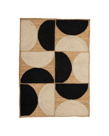 Alfombra de yute Patch 120x170cm - 209062