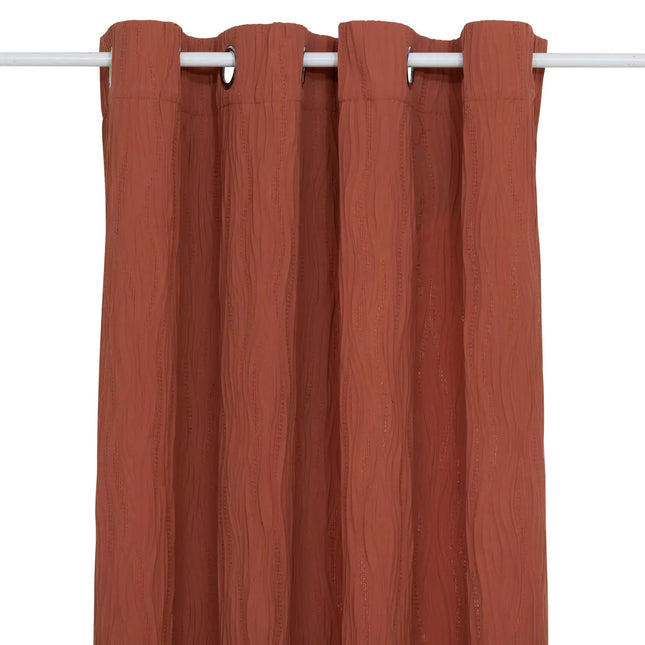 Cortina plisada  "Maely" terracota 135x260cm -  209089C