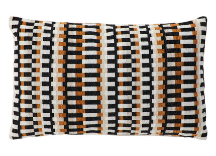 Almohada "Jangwa" de lino jacquard 30x50cm - 209095C