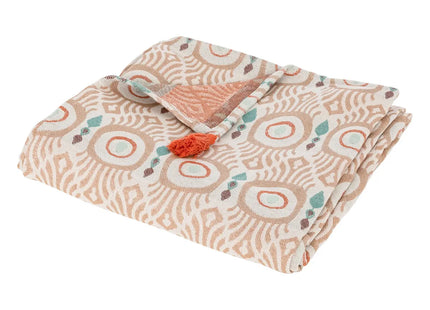 Cubre cama jacquard "Ikat" 130x170cm - 209103