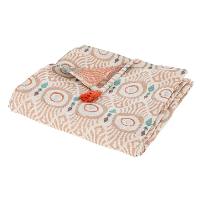 Cubre cama jacquard "Ikat" 130x170cm - 209103