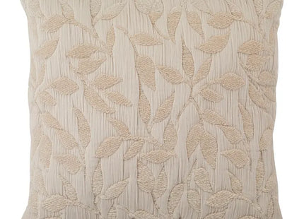 Almohada con motivo jacquard "Lehto" lino de algodón, 50x50cm - 209104A