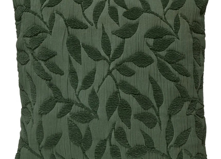 Almohada "Lehto" jacquard  con estampado algodón verde lima 50x50cm - 209104C