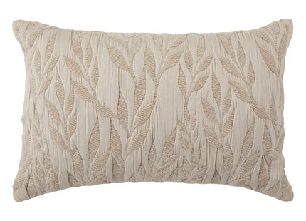 Almohada "Lehto" jacquard  con estampado algodón lino 58x38cm - 209105A