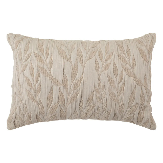 Almohada "Lehto" jacquard  con estampado algodón lino 58x38cm - 209105A