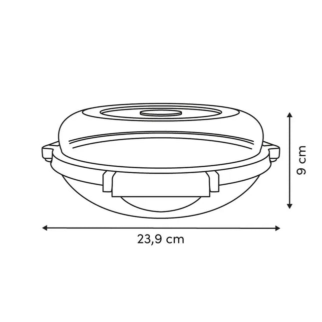 Fiambrera transparente de 1,2 L - 209209