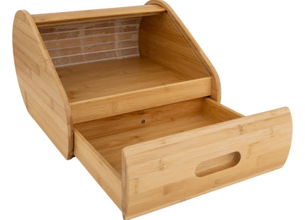 Panera con cajón en bambú beige 30,4x21,8cm - 209236