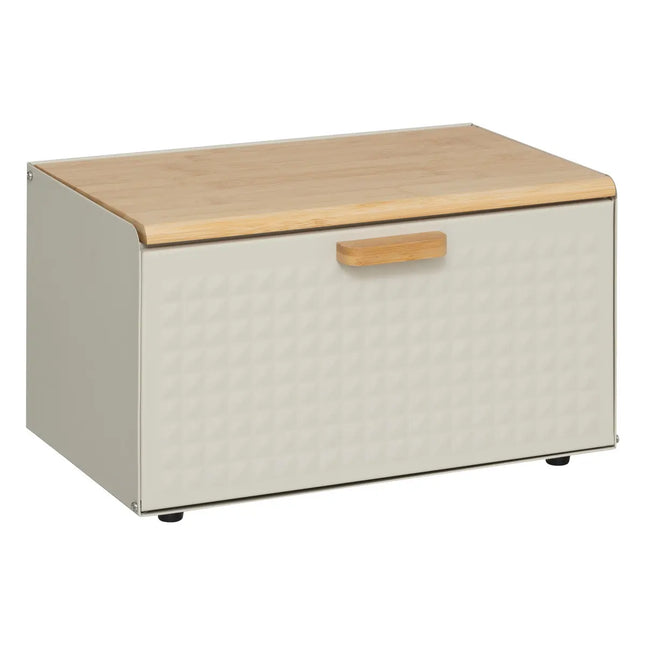 Panera "Sensia" de metal y bambú 35,5cm - 209249