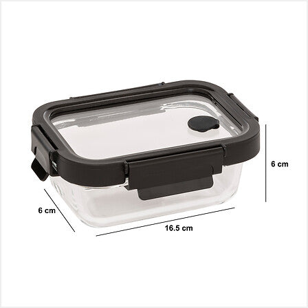 Pote rectangular Clipeat + de 370ml - 209253