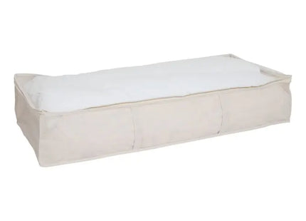 Bolsa de almacenamiento para debajo de la cama "Groomy", color beige, 100x20cm - 209330