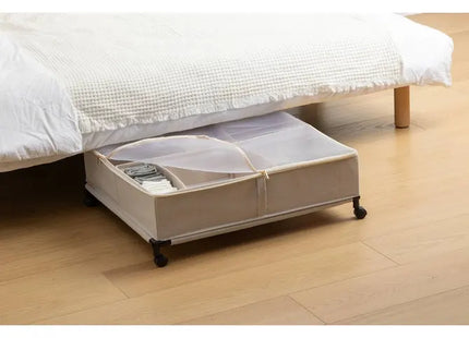 Organizador debajo de la cama "Dressy Plus" 66 cm de ancho, color beige - 209359