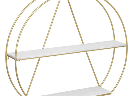 Estante de pared dorado "Maddy" 80x70cm - 209416