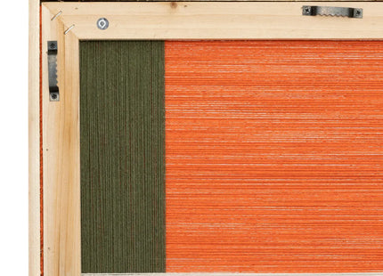Deco de pared "Tissia" naranja 50x70cm - 209419