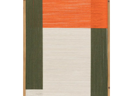 Deco de pared "Tissia" naranja 50x70cm - 209419