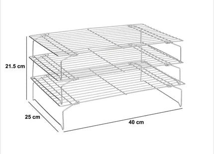 3 bandejas de acero para repostería - 209615