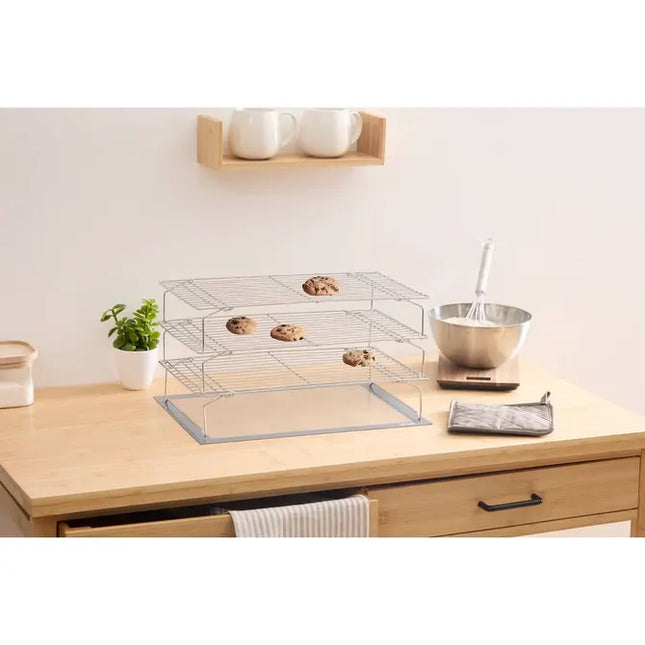 3 bandejas de acero para repostería - 209615