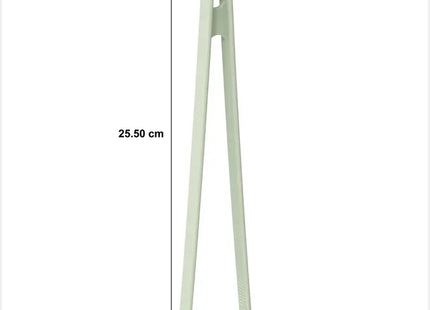 Pinzas para tostadas "Horizon" de silicona verde de 6 cm - 209655