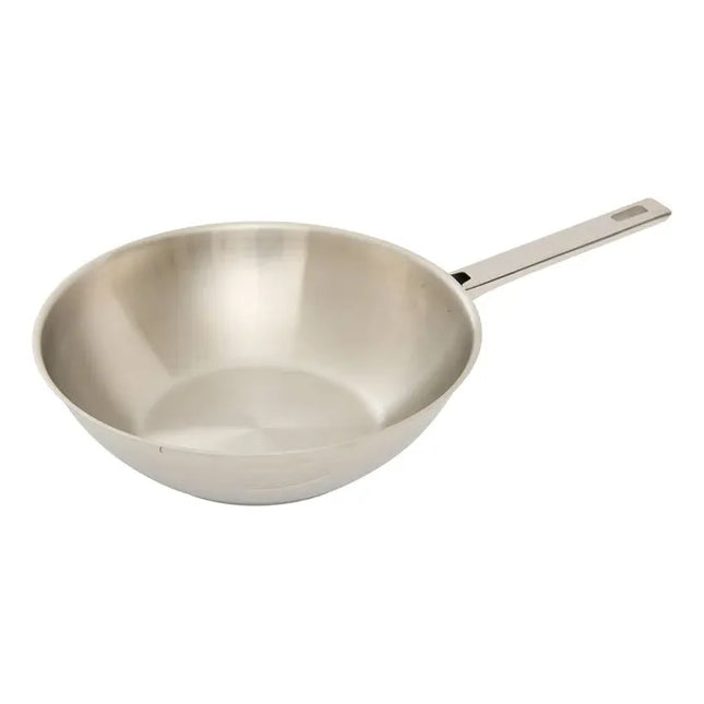 Wok "Brillantez" de aluminio, 28 cm de diámetro, acero inoxidable- 209658