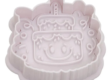 8 sellos blancos para galletas de cumpleaños - 209698