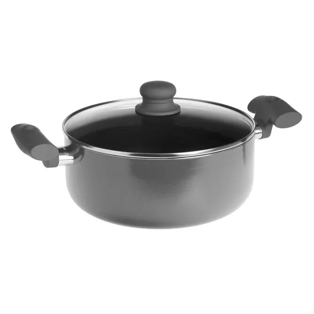 Cazuela "Neo" D24cm 4L de aluminio gris - 209727