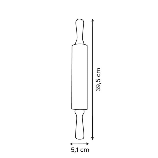Rodillo de cocina "Essentials" D5.1x39.5cm - 209754