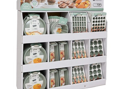 Molde para pastel "Silitop" overtido en caja expositora - 209768