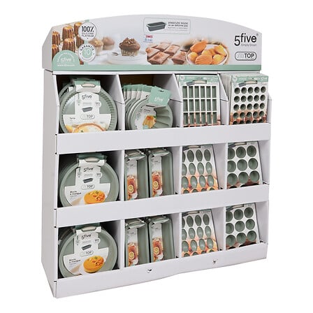 Molde para pastel "Silitop" overtido en caja expositora - 209768