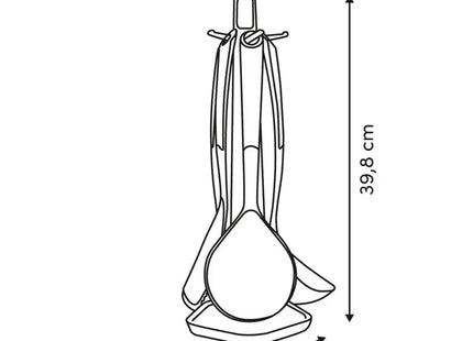 5 utensilios de cocina esenciales en un soporte - 209784