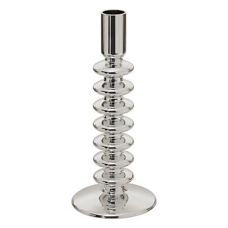 Candelabro "Sky" alto cristal 21,5 cm plateado - 210142