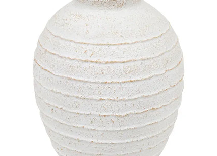 Jarrón blanco "Romia" 38 cm de altura - 210155