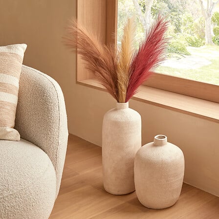 Tallo pampas artificial "Adna" altura 90 cm beige - 210171