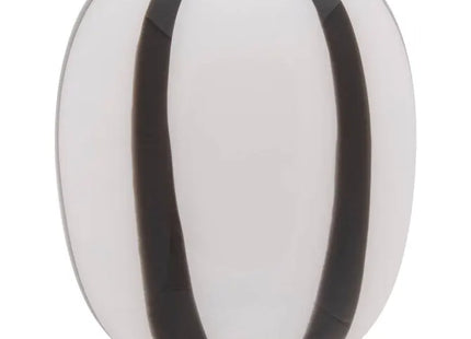 Jarrón "Piero" blanco y negro, 20 cm de alto - 210214