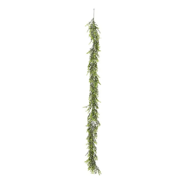 Guirnalda artificial de flores de sauce "Obia" de 150 cm, color verde - 210250