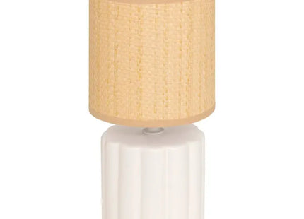 Velador de mesa "Tylia" blanca con forma de seta, 26,5 cm de altura  - 210327