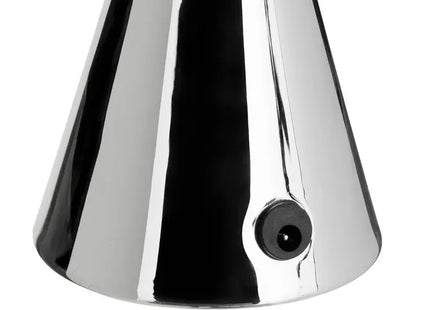 Velador de mesa con forma de seta, plateada, 36,5 cm de altura  - 210333
