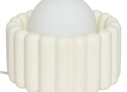 Aplique de pared "Lotta" 23 cm de diámetro, color crema -  210395A