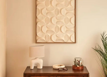 Cuadro 3D "Kailani" blanco 60x80cm - 210474