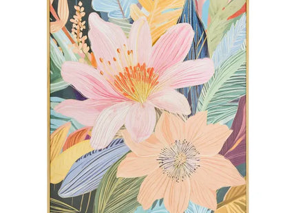 Cuadro enmarcado con diseño de margarita, 58x78 cm - 210485