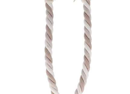 Abrazadera de cortina de cuerda grsis claro - 210663