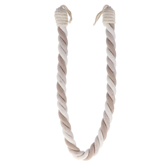 Abrazadera de cortina de cuerda grsis claro - 210663