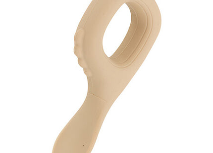 Set babero y cuchara "Yum" silicona beige - 211062C