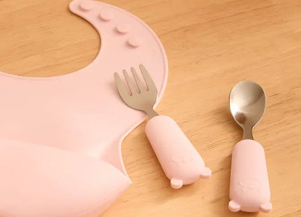 Juego de cubiertos "Yum" cuchara y tenedor, 16,5 cm de largo - 211063A