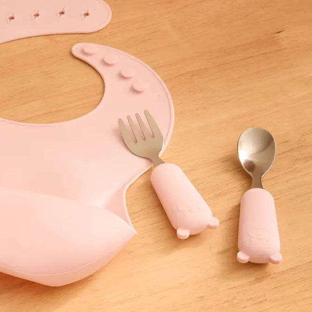 Juego de cubiertos "Yum" cuchara y tenedor, 16,5 cm de largo - 211063A