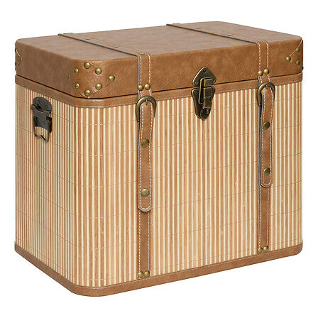 Baúl "Sylia" MDF decoración bambú P - 211545