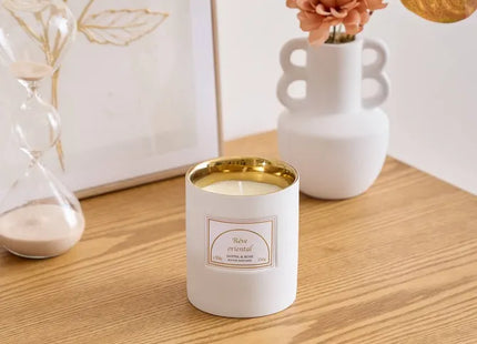 Vela perfumada "Lucía" tarro de cerámica 250gr sándalo - 211643B