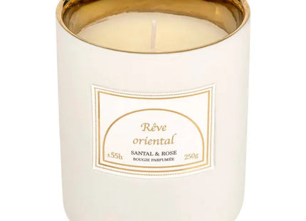 Vela perfumada "Lucía" tarro de cerámica 250gr sándalo - 211643B