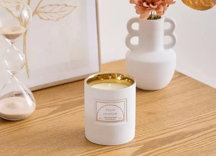 Vela perfumada "Lucía" tarro de cerámica 1800g sándalo - 211644B