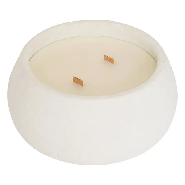 Vela perfumada "Wonj" 464 gr pote de cemento - 211665