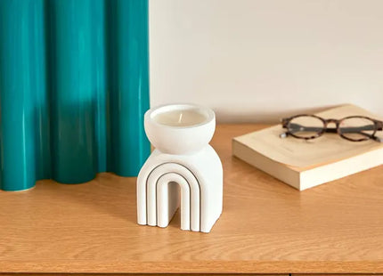 Vela perfumada "Flow" pote de cemento de 70gr - 211702